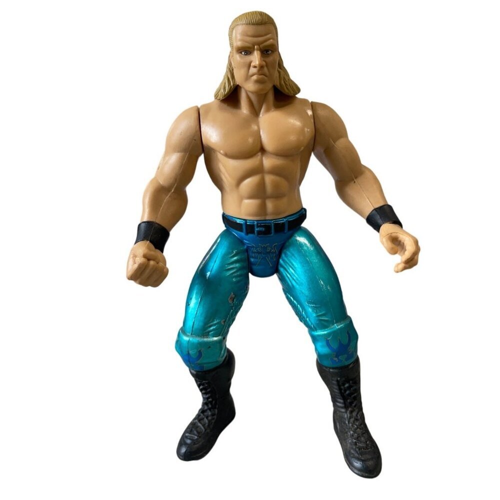 1998‎ WWE Triple H Wrestling Action Figure Blue Pants by Jakks Pacific